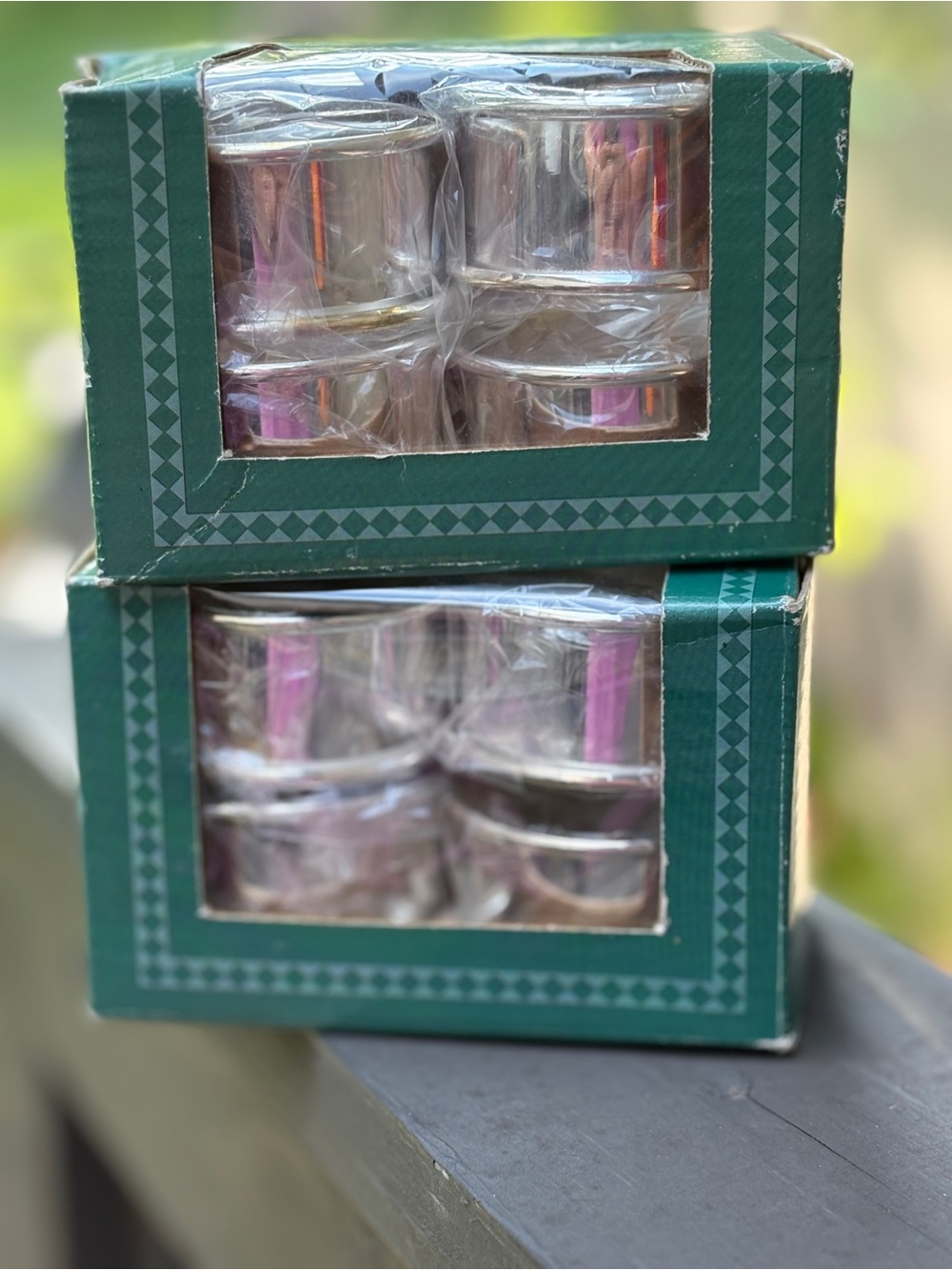 Vintage 1993 Dayton Hudson Target Silverplated Napkin Rings Set of 8